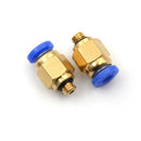 Nice 4PCS M5 Male - 4mm Straight Push in Fitting Pneumatic Push to ConnectB M&O