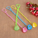 Cartoon Bird Baby Kids Chain Clip Holders Dummy Pacifier Nipple Strap