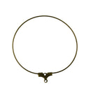 Mixed Earring Findings Round Hoop Loop Ear Wire for Bead Jewelry Making DIY