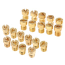 20pcs Carburetor Main Jet Assy For PWK Keihin 85 88 90 92 94 95 98 100 102