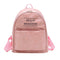 Kraft Paper Backpack Women Waterproof Travel Shoulder Schoolbags (Pink) A#S