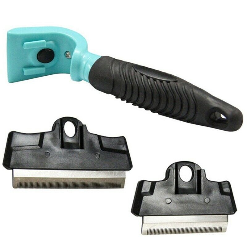 Pet Deshedding Brush Removal Hair Stainless Comb For Dogs Grooming Comb For