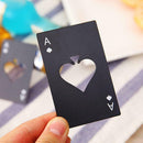 Mini Spade A Poker Card Beer Bottle Opener Stainless Steel Bottle Opener