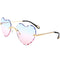 4 Pairs Fashion Heart Shaped Womens Sunglasses Eyewear for Shopping Summer