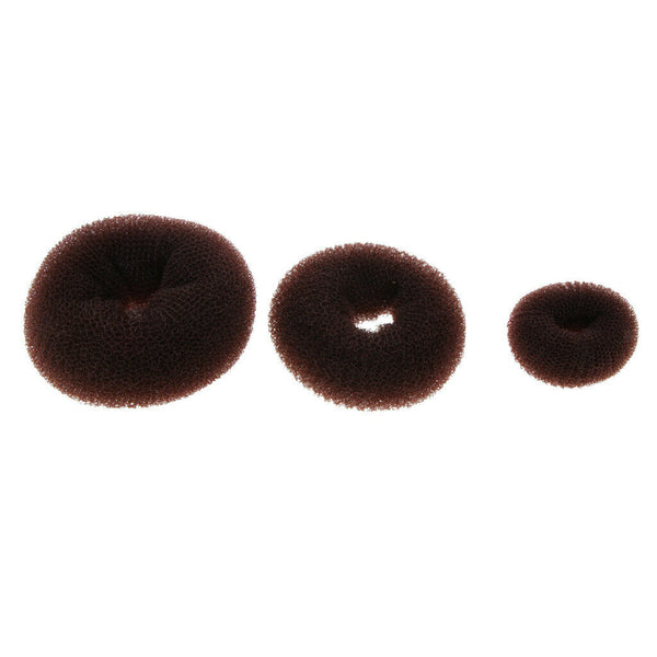 3 Sizes Hair Styling Donut Bun Maker Ring Style Bun Scrunchy Sock  Bump