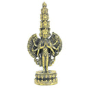 8cm Copper Buddha Avalokitesvara Sculpture Ornament Home Bedroom Decoration