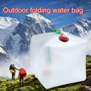 20L Water Carrier Containers Foldable Collapsible With Camping Tap Bottles G6A3