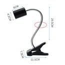 Reptile Pet Heating Light Clamp Lamp Holder UVA+UVB Bulb With Clip Aquarium Lamp