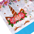 Plastic tablecloth disposable table cover for kids birthday party decoME