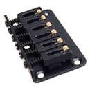 Hardtail Guitar Bridge Body Through for 6 String Electric Parts Black