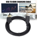 USB To HDMI Charging Cable Display Graphic Converter For Laptop PC Power Cord