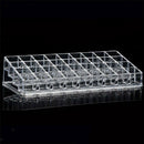 Clear Acrylic Makeup Organizer 4 Levels 36 Deep Slots Lipsticks Lip Gloss Nail