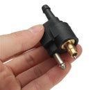 Outboard Engine Fuel Line Connector Black Outboard Gasoline Fits 1/4 Inch H L7N8