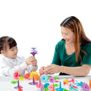 98pcs Flowers Building Garden Blocks Set Educational Stacking Girls Pretend Play