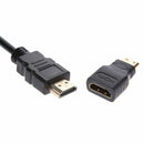 1080P Micro-HDMI/Mini HDMI/HDMI to VGA Converter Adapter With Audio Video C