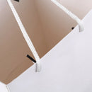 gift Paper Bag With Handle for Birthday Party White 18*14*25CM M1Q7