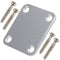 1 Set Electric Guitar Neck Plate with Screws for Strat Tele Guitar Precisio