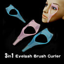 3 in 1 Mascara Eyelash Brush Curler Lash Comb Novelty Multifunction Cosmeti A
