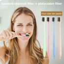 10pcs Portable Toothbrush Bathroom Accessory Wheat Straw Travel Toothbrush