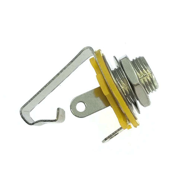 10x 1/4 inch 635mm Mono Female Jack with Socket Panel for MICMic New X9E0