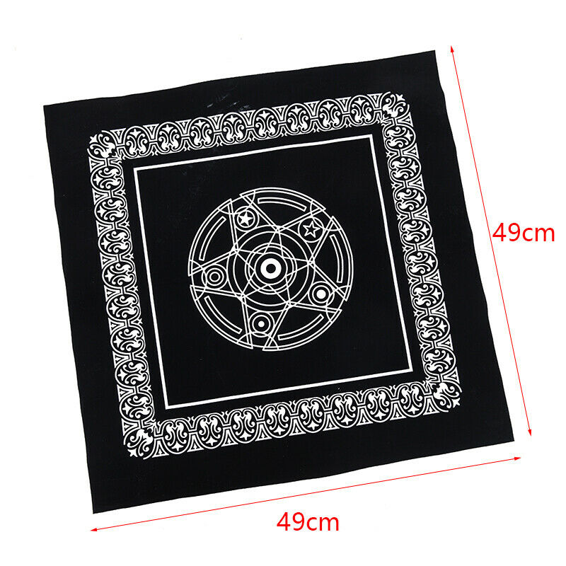 49x49cm Velvet Tarot Tablecloth Pentacle Board Game Divination Tarot TableclotOZ