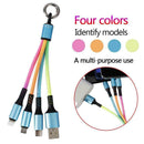 3in1 USB Data Charger Cable Multi-Function Charger Cord For IOS&Android & T V4N6