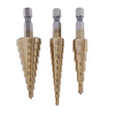 Step Drill Bit Set Kit HSS Cone Drill Bit With Coating