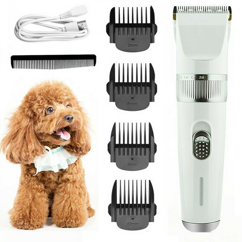 Electric Professional Pet Dog Cat Hair Trimmer Clippers Grooming Scissor Cutters