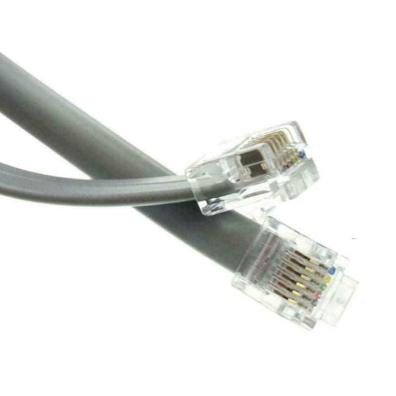 1-Pack 6FT Line Cord Cable 6P6C RJ12 RJ11 DSL Modem Phone Telephone Landlin K7D0