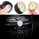Auto Car Dashboard Decoration Ornaments Luminous Clock Thermometer Hyg3C