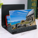 9 inch Phone Screen Magnifier Bracket Mobile Phone HD Amplifier (Black) A