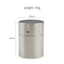 Titanium Alloy Tea Coffee Waterproof Bottles Canister Medicine Seal Capsule