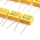 10 Pcs AC 275V 0.47uF Polypropylene Film Safety Capacitors FT