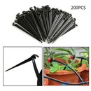 200Pcs/Set 4/7mm Micro Hose Fixed C-Type Holders Drip Irrigation Accessori RLA