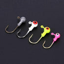 62Pcs Fishing Tackle Silicone Soft Baits Lures Fishing Jig Hooks Carp Acces F8G9