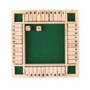 Digital Funny Puzzle Game for Party/Club/Family Game Shut The Box 4 Sided