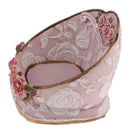 Retro Rose Flower Jewelry Storage Box Wedding Home Table Art Decoration Box