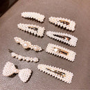 100pcs DIY Snap Hair Clips Metal Barrettes for Baby Girls Women Accessories