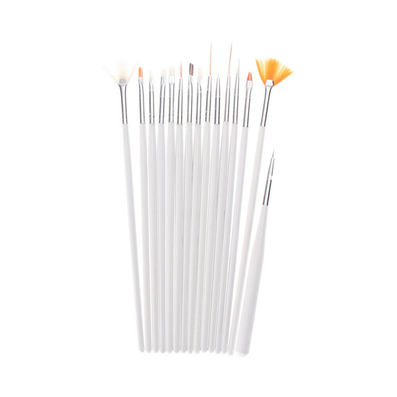 15PCS Design Painting Pen Nail Art Brush Set for  DIY Salon ManicureTools
