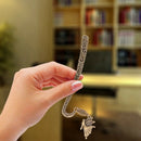 2018 new fashion retro alloy bookmarks fairy pattern pendant bookmark stati