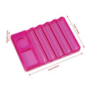 Nail Art Brushes Pen Holder Stand for 5 Makeup Nail Art Brush Paint Palette