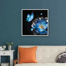 5D Diamond Painting Flower Butterfly Full Round Rhinestone Picture Decor