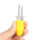 8pcs/set Corn Holder Skewers BBQ Grill Prongs Picnic Camping Barbecue Forks