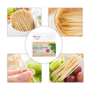 Flat Wood Toothpicks Approx 200 Toothpick Woodsticks Portia Decoration-65cm