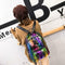 Glitter Backpack Women Sequin Travel Shoulder Bags Girls School Bags (Multi