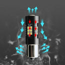 2Pcs 21W Led 1156 Ba15S Led Bulbs Car Lights 1200Lm Turn Signal Reverse Bra