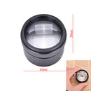 Portable 30x36mm Jeweler Loupes Magnifier Tool Glass Loop Pocket Microscope FT
