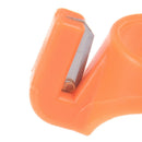 3X plastic sewing thimble ring with blade finger thimble thread cutter DIY to BX