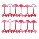 12 Piece Deck Road Camping Fish Bone Nail Rope Buckle Tent Wind Rope Fish B