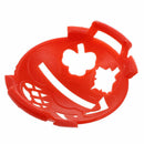 1 x Golf Ball Marker Base with Different Templates - Red and Black U3Q4